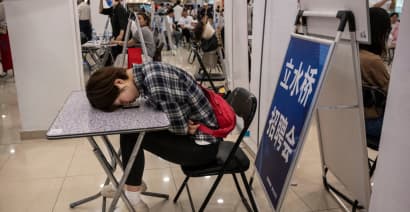 China's youth unemployment hits a fresh record high in May, major data disappoint